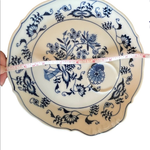 Blue Danube Blue Onion Snack Plate - Picture 5 of 6